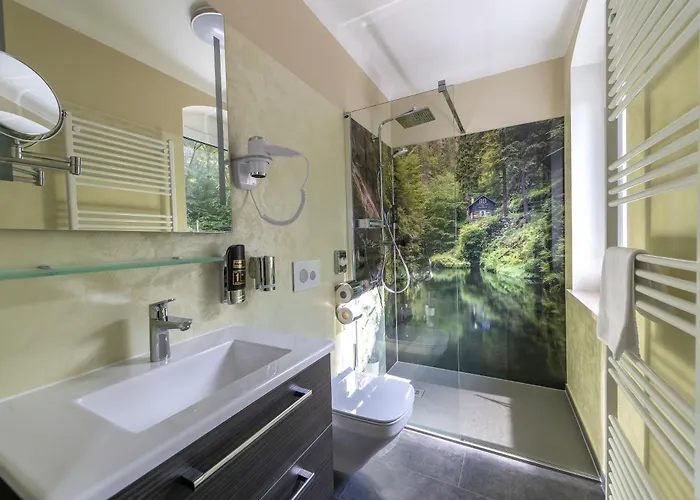 Lichtenhainer Wasserfall بيت ضيافة